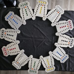 Orbitz modular wooden board game – 12 board bundle